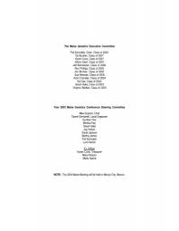 Take one flower of each plant. The Maize Genetics Executive Committee Pat Schnable Chair