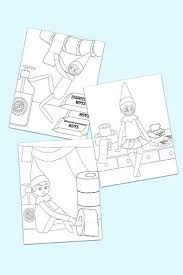 These clever elf scenarios will get you through the days leading up to christmas with ease. 3 Elf On The Shelf Coloring Pages Freebie Finding Mom
