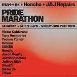 Refuge Pride Marathon: ma++er + Honcho + J&J Repairs