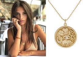 Emily ratajkowski welcomed her first child, sylvester apollo bear, on monday, march 8, and waisted little to no time adding a 'mama' necklace to her jewelry collection in honor of her new role. Emily Ratajkowski S Vacation Jewelry The Adventurine