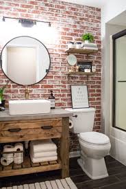 Diy Faux Brick Wall Sammy On State Diy Faux Brick Wall Brick Bathroom Faux Brick Walls