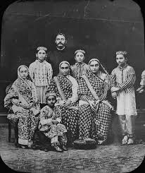 A Parsi Family, Bombay - 1890s.