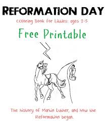 Reformation Day Free Printable Coloring Book Ages 2 5 Reformation Day Reformation Sunday Reformation