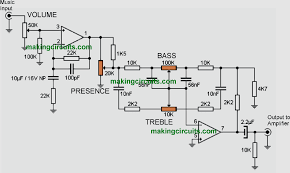 The performance of your circuit will depend greatly on how it's laid out on the pcb, so i'll give you lots of tips on how to optimize your design. Bass Treble Tone Control Circuits 3 Designs Discussed