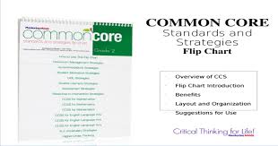 Common Core Standards And Strategies Flip Chart Pptx