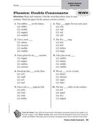 Why do some words get double consonants while other don't? Double Consonants Lesson Plans Worksheets Reviewed By Teachers