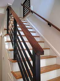 Stair Railings Settling Is Easier Than You Think Home To Z Interior Stair Railing Modern Stair Railing Modern Stairs
