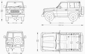The 1987 toyota land cruiser offered here was purchased new and resided in the state of arkansas until our recent acquisition. Toyota Land Cruiser 1987 Blueprint Download Free Blueprint For 3d Modeling