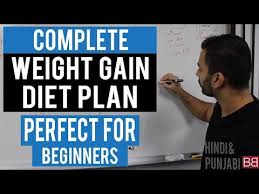 full day diet plan to gain weight for beginners hindi punjabi