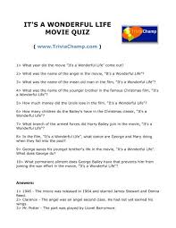 If you know, you know. It S A Wonderful Life Movie Quiz Trivia Champ