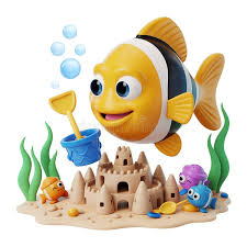 Rendering Sandcastle Stock Illustrations