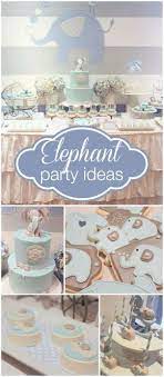 Blue Gray Elephant Baby Shower Blue Gray Elephant Baby Shower Catch My Party Blue Baby Shower Gray Elephant Baby Shower Elephant Baby Showers