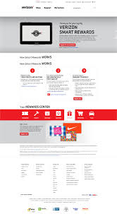 Verizon Keeps It Simple With A Bright Tab Navigation System And Clean Lines