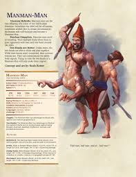 OC] My worst idea yet, the Manman-Man : rDnD