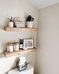 Sometimes less is much more when it comes to bathroom shelving ideas so show your authentic self and live vicariously through your choice of interiors. 30 Quick And Easy Bathroom Decorating Ideas Floating Shelves Diy Interior Floating Shelves Bathroom