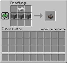 How to make a stonecutter? Minecraft Stonecutter Recipe Crafting Recipes Minecraft Crafting Recipes Minecraft Room
