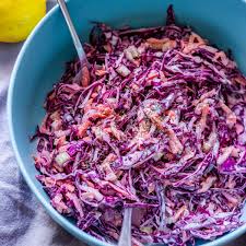 Creamy Red Cabbage Coleslaw Recipe Happy Foods Tube