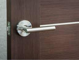 Choose from four contemporary colours; Leo Modern Stainless Steel Privacy Door Lever Handle Modern Home Luxury
