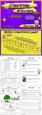 Check Out This Mini Bundle That Completely Covers The Ccss For 5 Md A 1 Converting Basic Metric Units O Converting Metric Units Math Conversions Medical Math