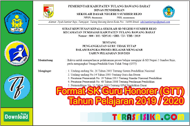 Maybe you would like to learn more about one of these? Download Format Sk Pengangkatan Guru Honorer Gtt Tahun Pelajaran 2019 2020 Teras Fisika