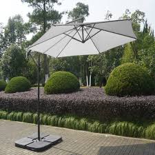 The garland premium small parasol cover is made from a high quality pvc backed polyester material. Large Cantilever Parasol With Base Cover Included 3x3m Grey Furniture123