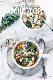 Authentic Italian Minestrone Soup Recipe Recipe Soup Recipes Minestrone Soup Italian Minestrone Soup Recipe