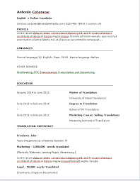 easily create a translator cv