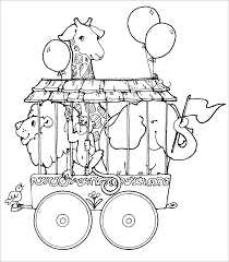 We found a picture of circus animals to color. Printable Circus Animals Coloring Page Coloringbay