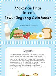 Teks deskripsi tentang makanan tradisional jawa. Makanan Khas Daerah