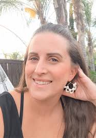 Gold Hexagon Double Loop Macramé Earrings