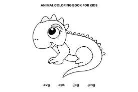 Flaticon, the largest database of free vector icons. Iguana Coloring Book Page For Kids Graphic By Doridodesign Creative Fabrica