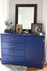 Color Behr Marquee Compass Blue Repurposed Furniture Furniture Makeover Dresser Makeover