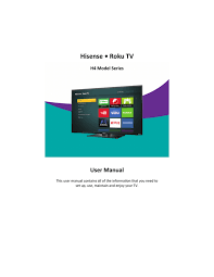 How do i reset my rca tv? Hisense Roku Tv User Manual Using The Roku Channel Store