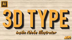 Doesn't have to be using this gradient. How To Create 3d Type In Adobe Illustrator Tutorial Youtube