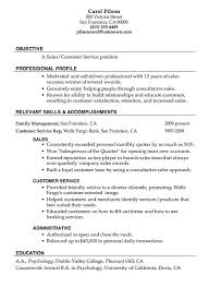 Resume Objective Examples Customer Service Free 7 Sample Resume Objective Examples In Pdf