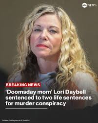 BREAKING: Lori Daybell has been sentenced to two life sentences for  conspiring to kill her fourth husband and her niece's ex-husband. The  so-called "doomsday mom" is already serving life in prison after