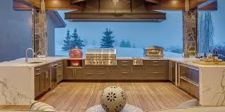 Modular outdoor kitchen cabinets are constructed with standardized units or dimensions. U Shaped Outdoor Kitchens Ideas For The Backyard