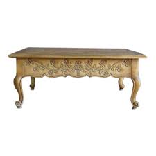 The original coffee table, typically, is a normal table with shorter legs to make the table lower to the floor. Country French Coffee Table Chairish