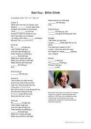 Pin By Nastasya Chernickaya On English In 2021 Billie Eilish Bad Guy Billie Eilish English Language Teaching