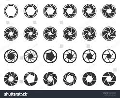 Camera Lens Diaphragm Photo Lenses Aperture Cameras Shutter Silhouette Icon And Shutter Apertures Pictogram Lomography Fi Lens Logo Photo Lens Lens Aperture