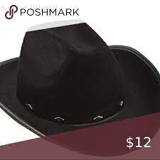 Black Cowboy Hat With Diamonds Around The Front Nwt In 2020 With Images Black Cowboy Hat Black Cowboys Cowboy Hats