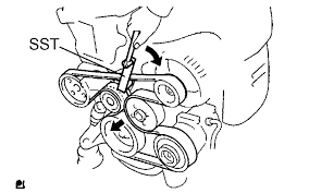 Related parts alignment tool belt installation tool belt measurement tool belt repair manual belt tension gauge engine repair manual pulley tool. How To Remove Serpentine Belt Tensioner I Have The Le Model With