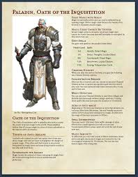 5e Paladin Oath Of The Anti Arcane Morrus Unofficial