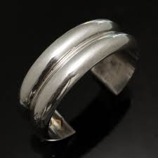 925 sterling silver square wires (soft) 925 sterling silver twist wire ; Bracelet Nigerien Ethnic Jewelry Sterling Silver Bracelet 86 Bangle Cuff 2 Strips Smooth