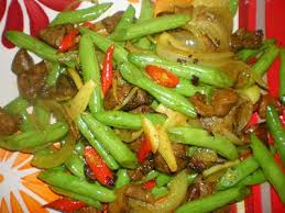 Resepi kacang buncis goreng telur. Buncis Goreng Hati Ayam Makanan Kacang Ayam