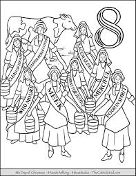 39+ beatitudes coloring pages for printing and coloring. 12 Days Of Christmas Coloring Pages Thecatholickid Com