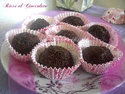 Ricetta Ricci Al Cioccolato Ricette Cioccolato Pasticcini Cioccolato
