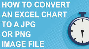 How To Convert An Excel Chart To A Jpg Or Png Image File