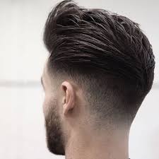 Messy V Back Design Faded Hair Thick Hair Styles Low Fade Haircut