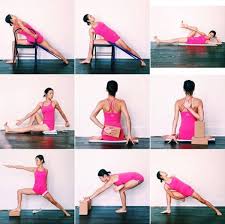 Ellen Huang Wearing Hyde Organic Cotton Yoga Apparel Getting Creative With Props Www Yogahyde Com Hydeyoga Yoga Iye Yoga Asanas Yoga Everyday Yoga Poses